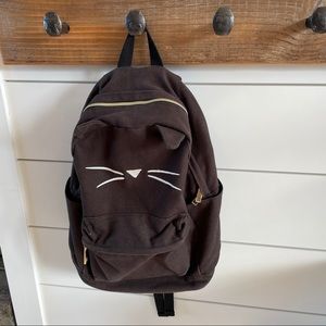 Pottery barn teen black cat backpack